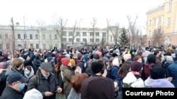 RUSSIA, rally in support of Navalny in Irkutsk