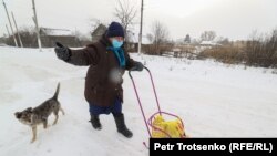 Долматова қишлоғи яшовчиси Нина Ивановна - Шимолий Қозоғистон, 21 декабрь, 2020