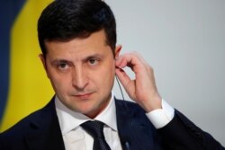 Украина президенті Владимир Зеленский. Париж, 9 желтоқсан 2019 жыл.