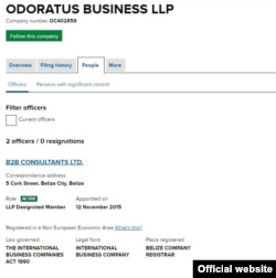 Ұлыбританияда тіркелген ODORATUS BUSINESS LLP компаниясының шынайы иесі кім екені жұмбақ.