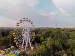 Қалалық мәдениет және демалыс саябағы. Орал, 5 тамыз 2018 жыл.