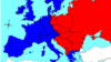 Европа, разделенная пополам. Так она выглядела со второй половины 1940-х до конца 1980-х годов