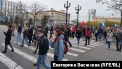 Жители Хабаровска 11 октября идут на митинг