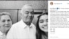 Marhum prezident Islom Karimov rafiqasi Tatyana Karimova va nabirasi Maryam bilan (Lola Karimovaning Instagramdagi sahifasidan olingan surat)