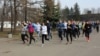  Ukraine, Kiev - from Kiev to the Crimea - combining race. March 12 Run For Krimea 12Mar2016